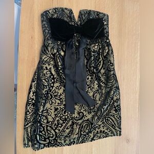 Betsey Johnson Velvet Bow Dress